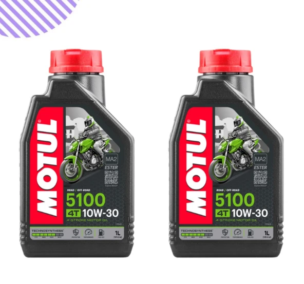 Motul 5100 10w30 Motorsiklet Yağı 2 Litre ürün görseli 1