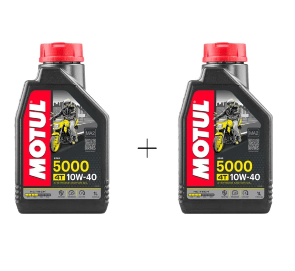 Motul 5000 10w40 Motorsiklet Yağı 2 Litre ürün görseli 1