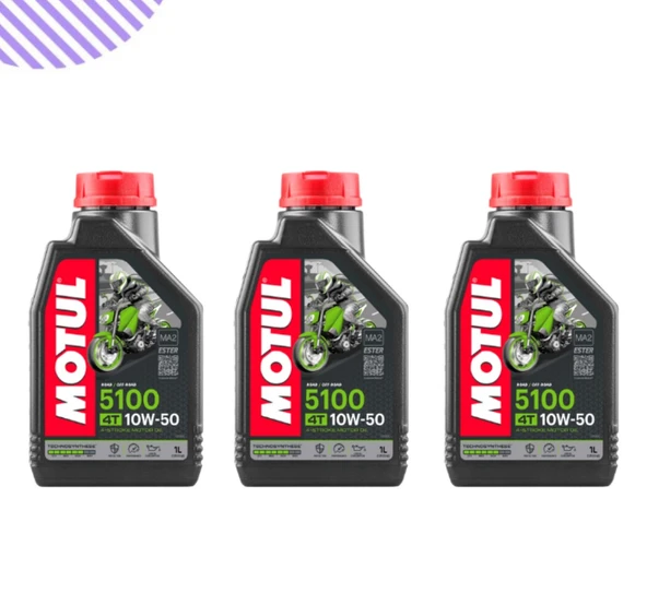 Motul 5100 10w50 Motorsiklet Yağı 3 Litre ürün görseli 1