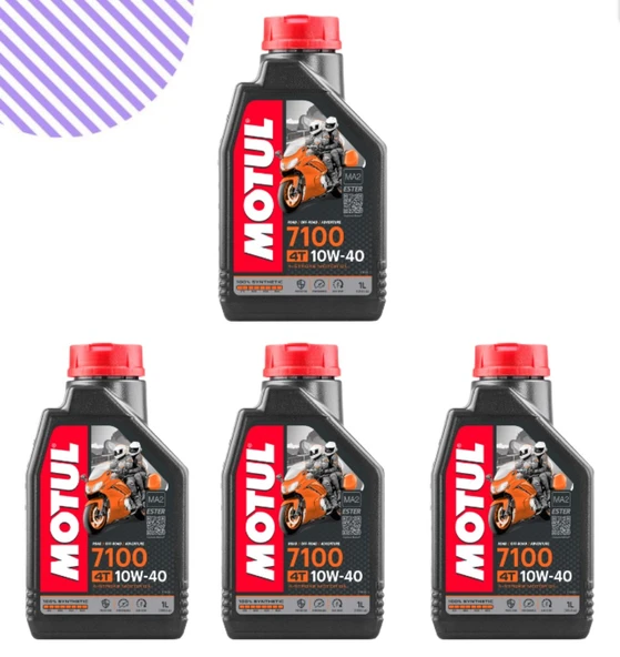 Motul 7100 10w40 Motorsiklet Yağı 4 Litre ürün görseli 1