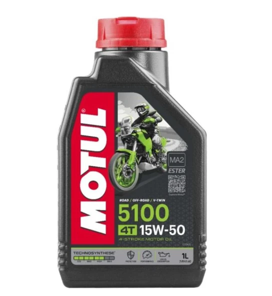 Motul 5100 15w50 Motorsiklet Yağı 1 Litre ürün görseli 1
