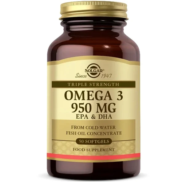 Solgar Omega-3 950 Mg 50 Kapsül ürün görseli 1