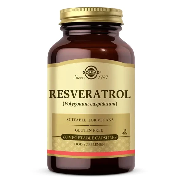 Solgar Resveratrol 60 Kapsül ürün görseli 1