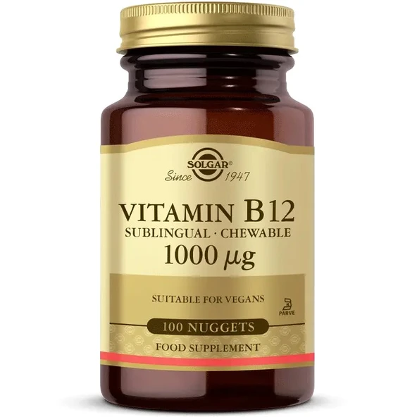 Solgar Vitamin B12 1000 Mcg 100 Tablet ürün görseli 1