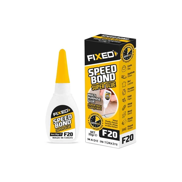 Sgs Fixed F20 Süper Hızlı Yapıştırıcı 20 Gr ürün görseli 1