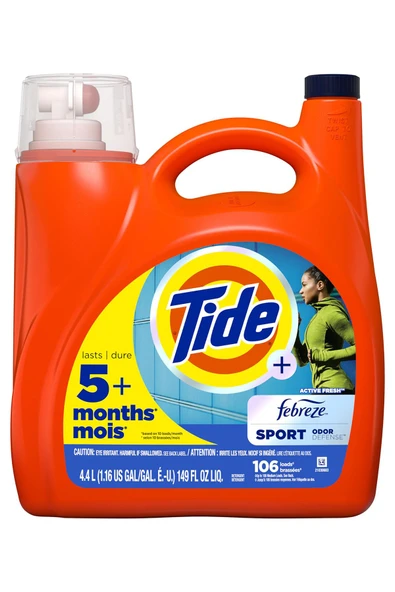 Tide Febreze Sport Sıvı Çamaşır Deterjanı 106 Yıkama 4.4LT ürün görseli 1