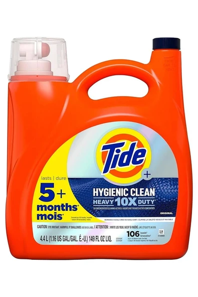 Tide Hygienic Clean Sıvı Çamaşır Deterjanı 106 Yıkama 4.4LT ürün görseli 1