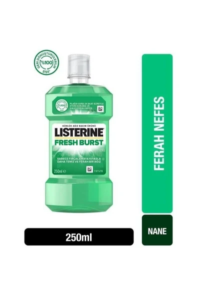 Listerine Fresh Burst Günlük Ağız Bakım Ürünü 250ml ürün görseli 1