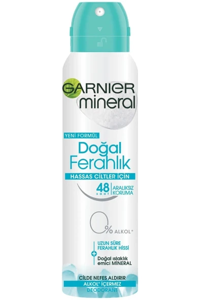 Garnier Anti - Perspirant Sprey Deodorant - Doğal Ferahlık 150 Ml 3600542038157 ürün görseli 1