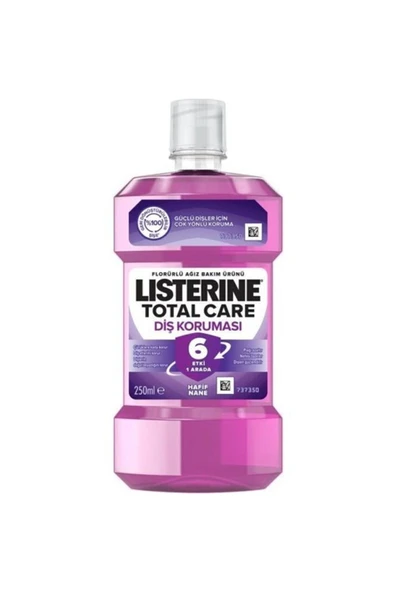 Listerine Total Care Diş Koruması Hafif Tat Ağız Bakım Suyu 250 ml ürün görseli 1