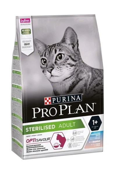Proplan Morina + Alabalıklı Kısırlaştırılmış Kedi Maması 10 kg ürün görseli 1