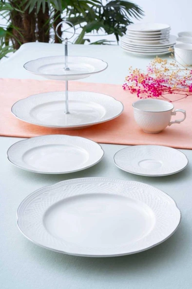 Acar Serenity Silver 20 Parça Brunch Seti PORWM-06191 ürün görseli 1