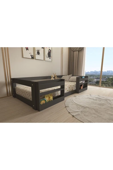 Ninnimo Montessori 90x190 Yatak Uyumlu Karyola M6-4 ürün görseli 1