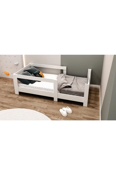Ninnimo Ninnimo Beyaz Mdf 90x190 Yatak Uyumlu Elit Montessori Karyola ürün görseli 1