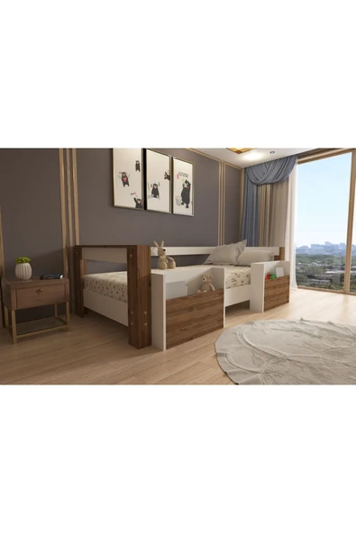 Ninnimo Montessori 90x190 Yatak Uyumlu Suntalam Karyola M1-12 ürün görseli 1