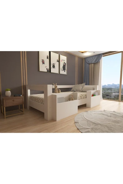 Ninnimo Montessori 90x190 Yatak Uyumlu Mdf Karyola Mm1-1 ürün görseli 1