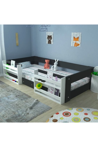 Ninnimo Trend Montessori Kitaplıklı Karyola ürün görseli 1