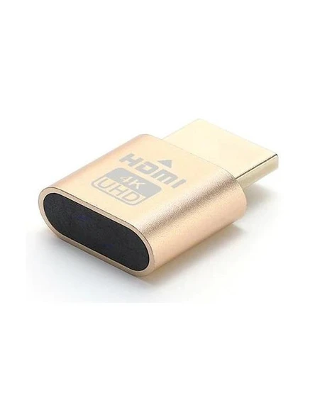 Hdmi 4k Uhd Dummy Plug Minning Bitcoin Sanal Monitör Ekran Kartı Emülatörü ürün görseli 1