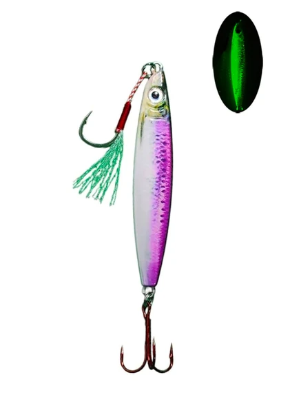 S.F. Sardalya Jig 29g - Sahte Yem Kaşık Rapala -Levrek, Palamut, Lüfer, Çinekop, Turna İçin En İyi Glow Jig Yem ürün görseli 1