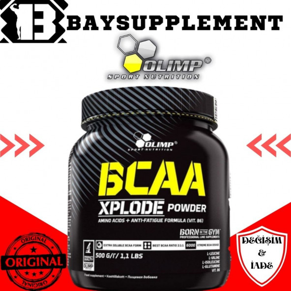 OLİMP Bcaa Xplode 500 Gr 2 AROMA-YETKİLİ SATICI ürün görseli 1