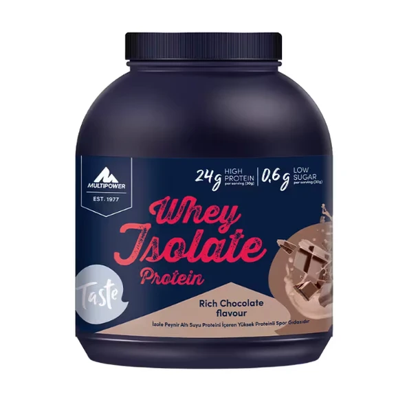 MULTIPOWER Whey Isolate Protein 2000 Gr - Çikolata ürün görseli 1