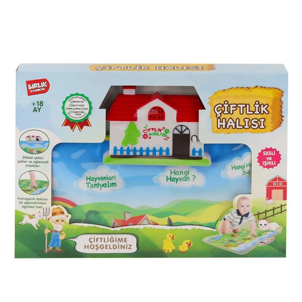 YY-571 A622374TR-U Sesli ve Işıklı Eğitici Çiftlik Halısı ürün görseli 1