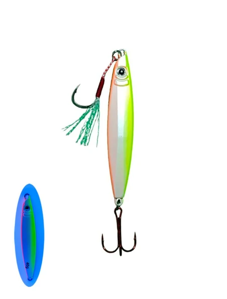 S.F. Sardin Jig 20gr - 60mm - Sahte Yem Kaşık Rapala -Levrek, Palamut, Lüfer, Çinekop, Turna İçin En İyi UV Jig Yem ürün görseli 1