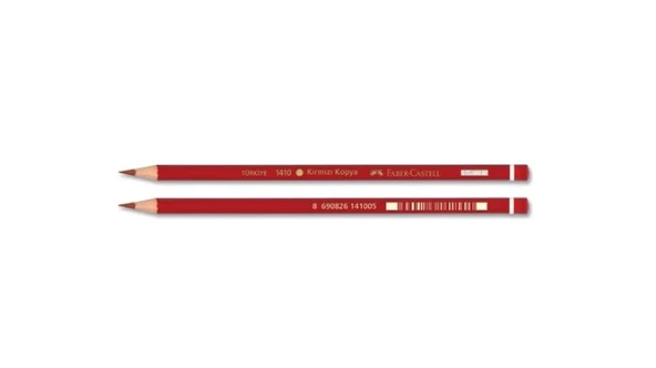 Faber-Castell Kırmızı Kopya Boya Kalemi 12 adet ürün görseli 1