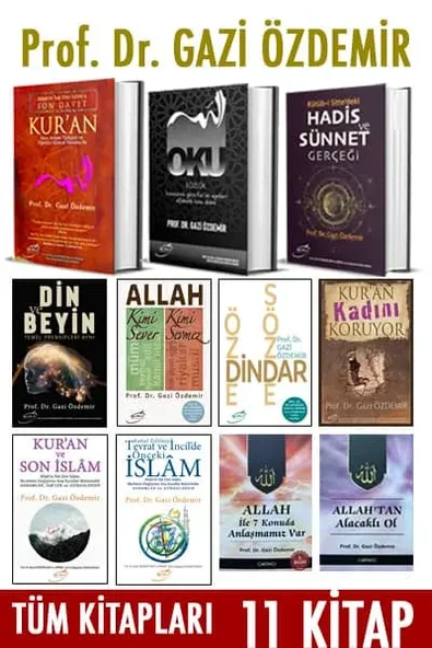 Prof. Dr. Gazi Özdemir’in Kitapları (13 Kitap Set) ürün görseli 1