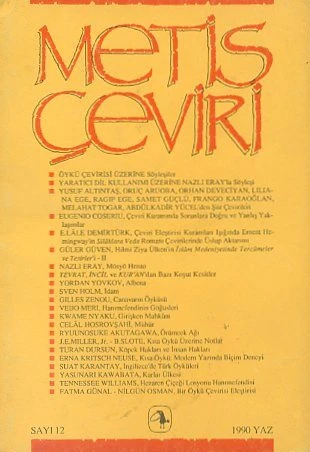 Metis Çeviri 12 Yaz 1990 ürün görseli 1