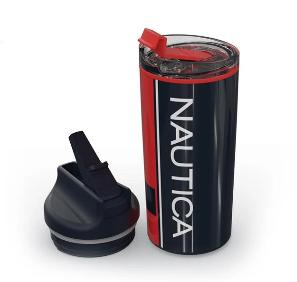Nautica Sport Termos Paslanmaz Çelik 950 ml Navy Kırmızı ürün görseli 1
