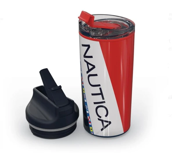 Nautica Sport Termos Paslanmaz Çelik 950 ml Navy Flags ürün görseli 1