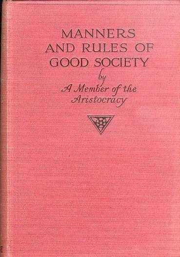 Manners and Rules of Good Society by A Member of the ürün görseli 1