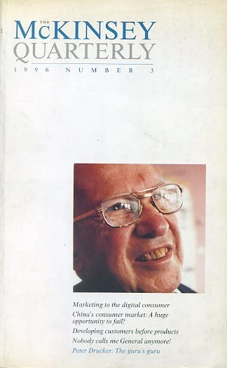 The McKinsey Quarterly 1996 Number 3 ürün görseli 1