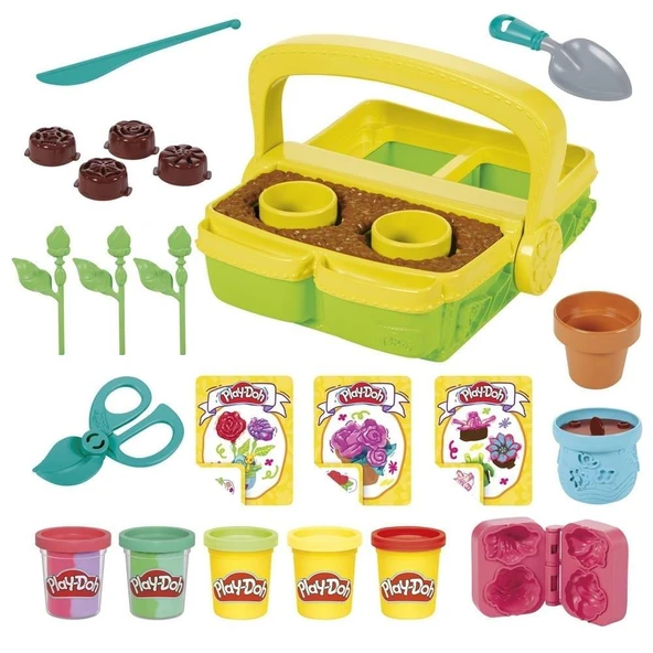 PLAY DOH RENKLİ ÇİÇEKLER BOTANİK OYUN SETİ G0492 ürün görseli 1