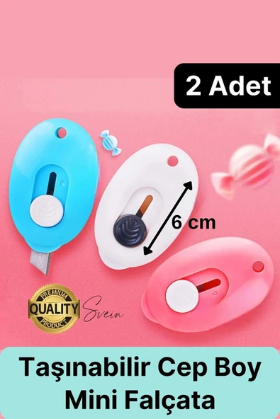 Çok Amaçlı Taşınabilir Cep ve Çanta Mini Falçata Maket Bıçağı Ultra Keskin Anahtarlıklı Çelik ürün görseli 1