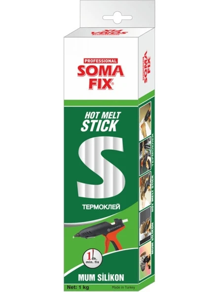 SOMAFİX MUM SİLİKON 1 KG  KALIN - Resim 2