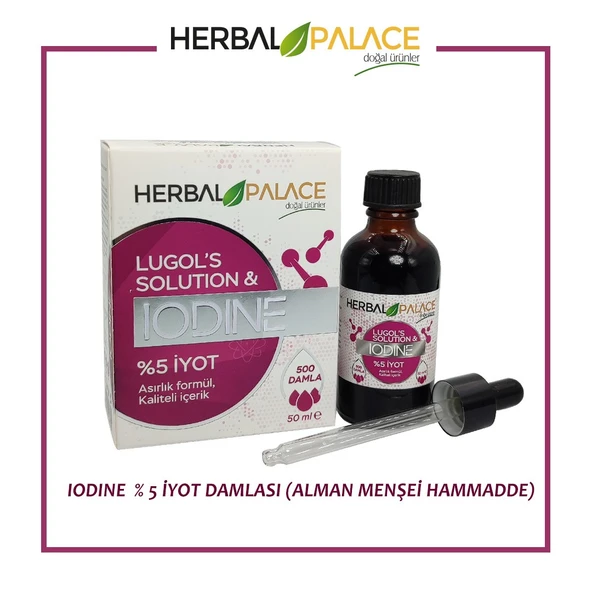 İyot Damlası 50 ml (Alman Hammaddeli) ürün görseli 1