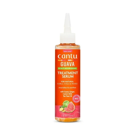 Cantu Guava & Ginger Kıvırcık ve Dalgalı Saçlar için Saç Derisi Besleyici Bakım Serumu – 118 ml ürün görseli 1