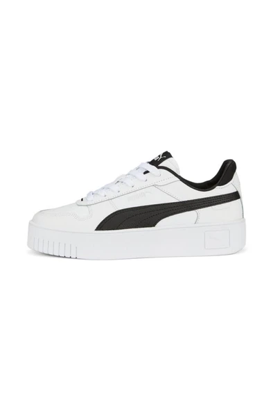 Puma Carina Street 389390 03 Kadın Sneaker Ayakkabı Beyaz Siyah 36-40 ürün görseli 1