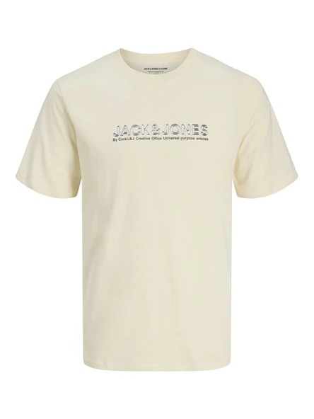 JACK JONES Yazı Baskılı Erkek Tişört 12276393 ürün görseli 1