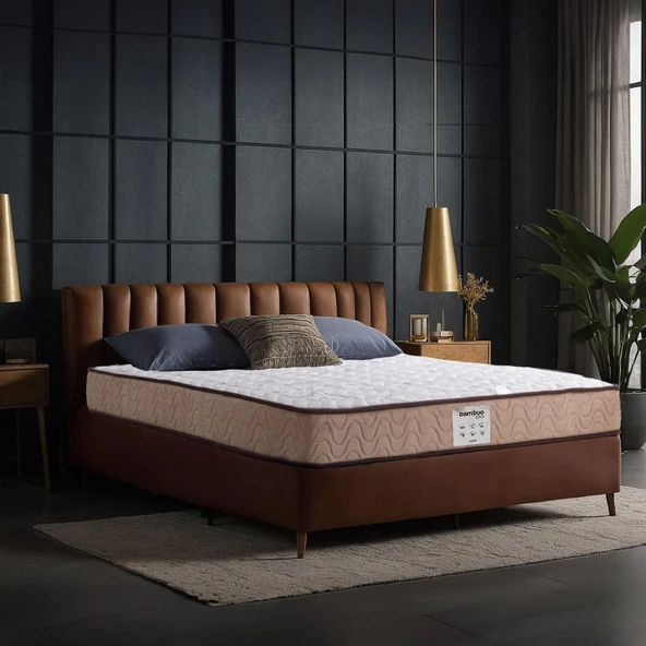 Homedius Bamboo Plus Full Ortopedik Yatak  Beyaz 120x200 ürün görseli 1