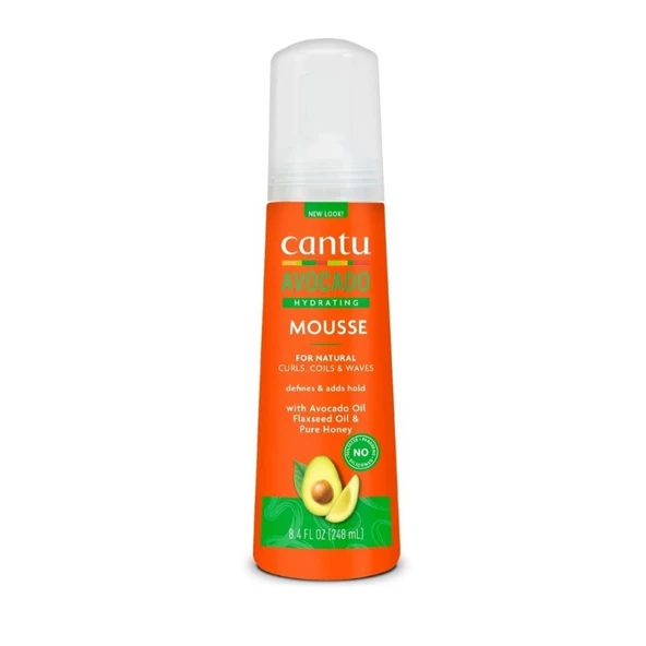 Cantu Avocado Hydrating Kıvırcık ve Dalgalı Saçlar İçin Nemlendirici Şekillendirici Saç Köpüğü 248 ml ürün görseli 1