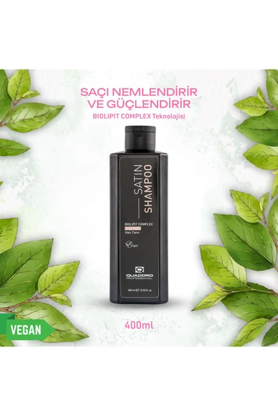QUADDRO PROFESSİONAL QUADDRO SATIN CANLANDIRICI VE PARLAKLIK VEREN BAKIM ŞAMPUANI 400 ML ürün görseli 1