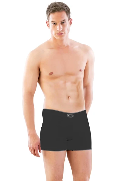 SİYAH MI Emay 2108 Seamless uzun Erkek Boxer ürün görseli 1
