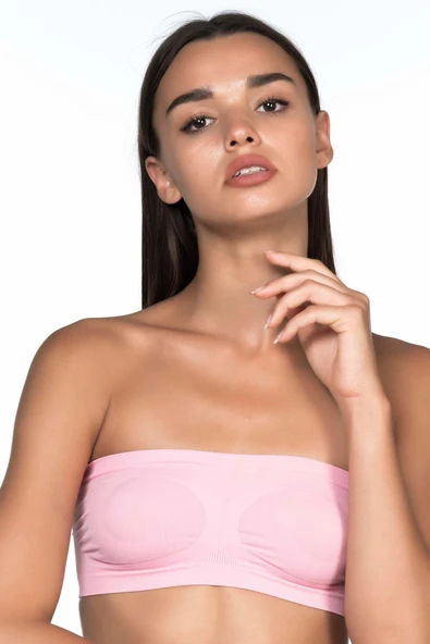 PEMBE MI Emay 4002 Soft Straplez Büstiyer ürün görseli 1