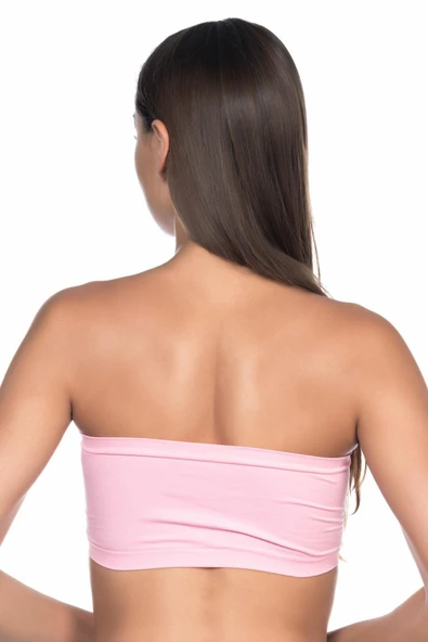 PEMBE MI Emay 4002 Soft Straplez Büstiyer - Resim 3