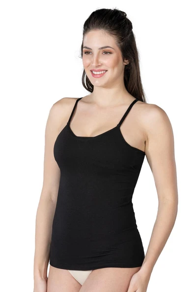 SİYAH MI Emay 1412 Modal Cotton Kaplı Atlet ürün görseli 1