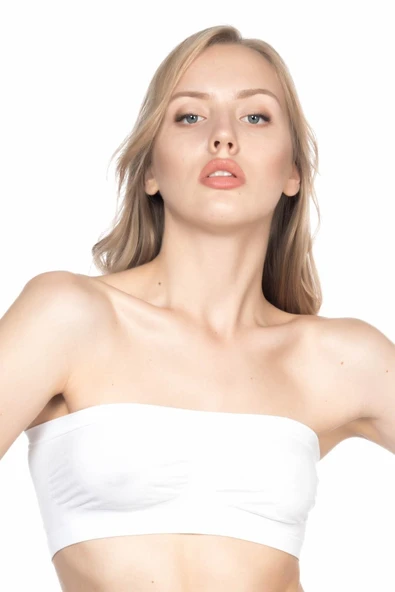 BEYAZ MI Emay 4002 Soft Straplez Büstiyer ürün görseli 1