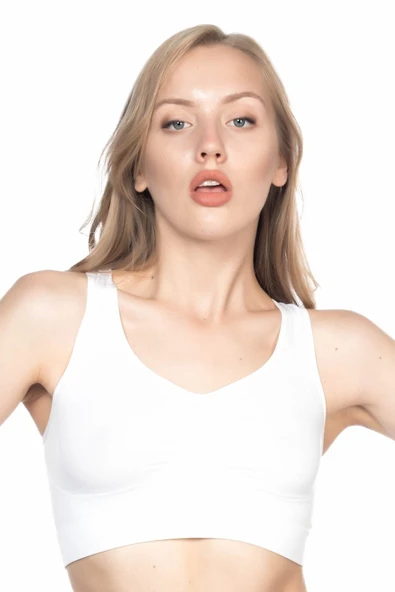 BEYAZ MI Emay 4001 Soft Sporcu Büstiyer ürün görseli 1